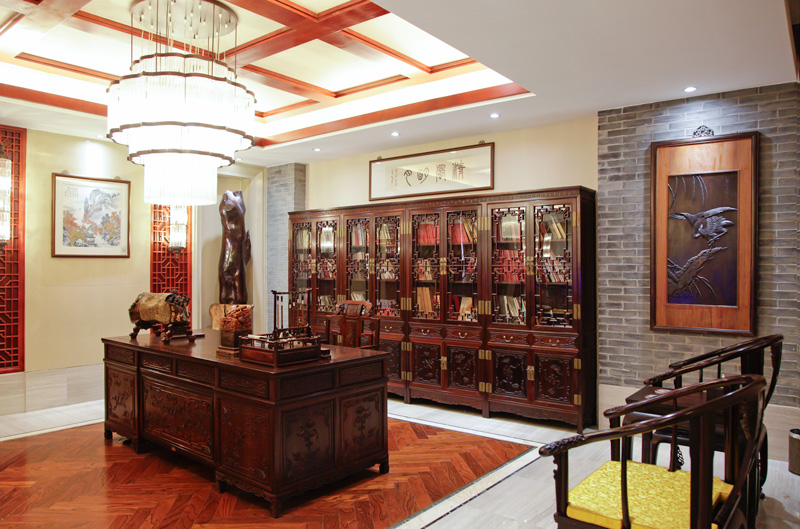 清式琴棋書畫書房